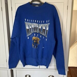 Vintage 90s Salem Sportswear Kentucky Wildcats Sweatshirt XL USA Rare UK Graphic